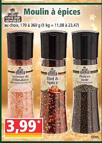 moulin à épices oase de gewürze