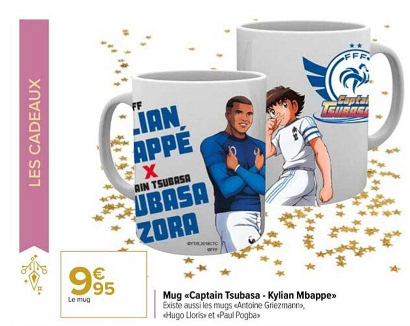 mug «captain tsubasa - kylian mbappe »