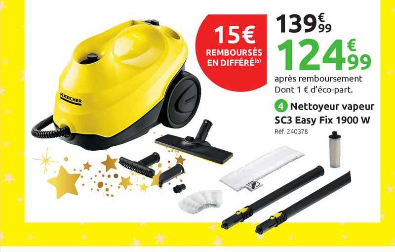 Nettoyeur Vapeur Sc3 Easy Fix 1900 W