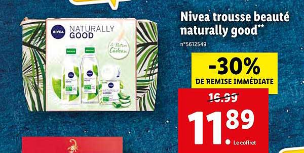 nivea trousse beauté naturally good -30% de remise immédiate