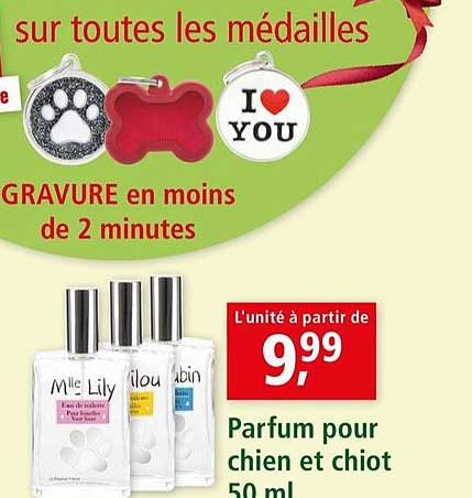 parfum pour chien et chiot 50 ml