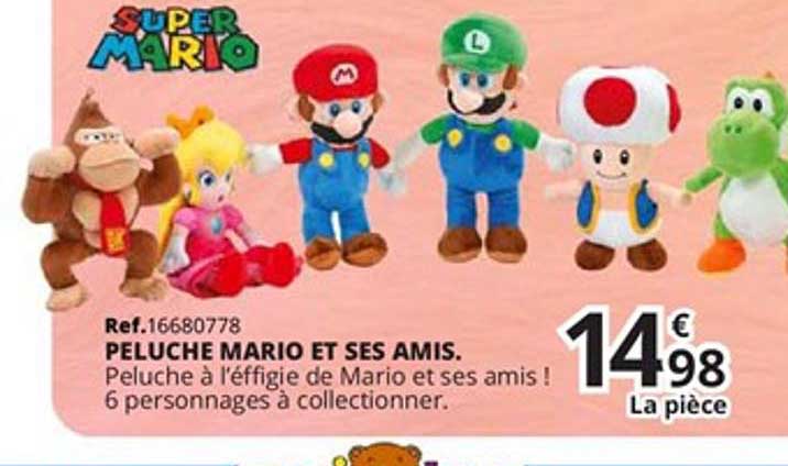 peluche mario et ses amis