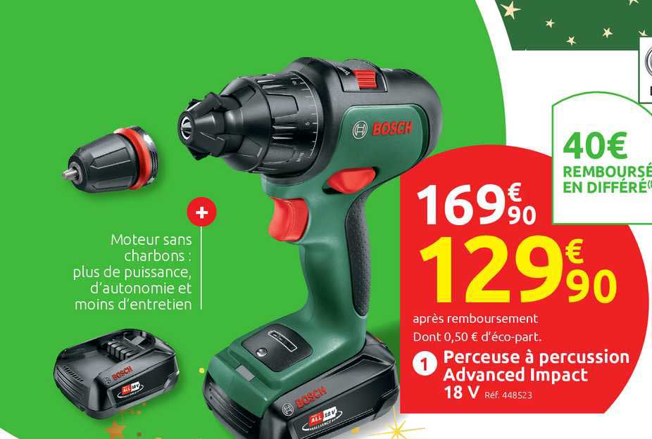 perceuse à percussion advanced impact 18 v