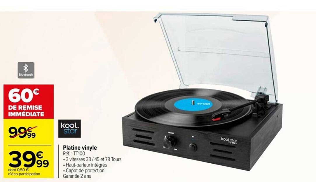 Platine Vinyle Kool Star