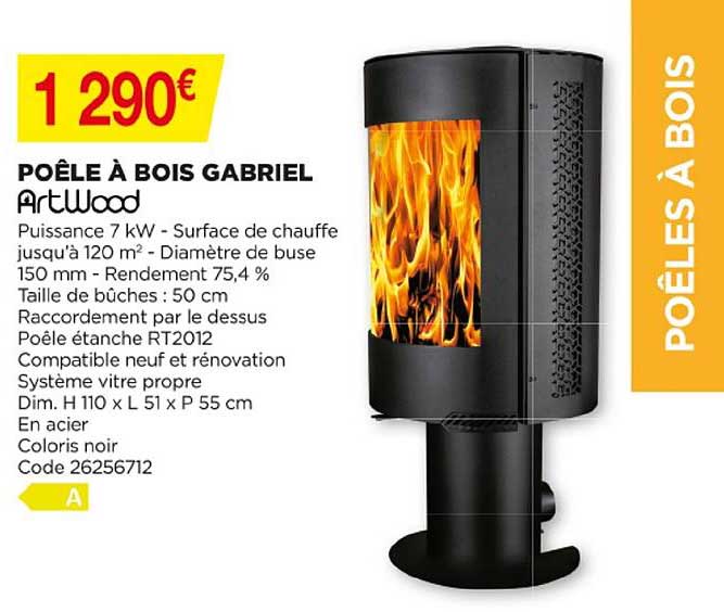 poêle à bois gabriel