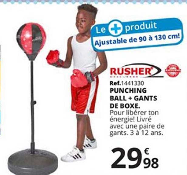 punching ball + gants de boxe