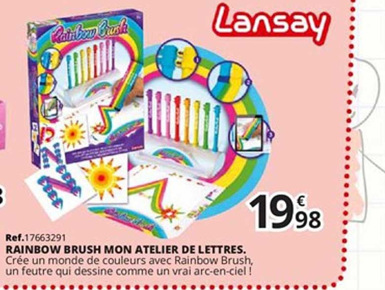 rainbow brush mon atelier de lette