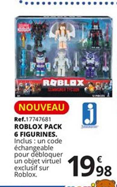 roblox pack 6 figurines