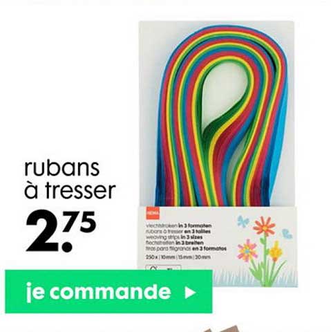 rubans à tresser