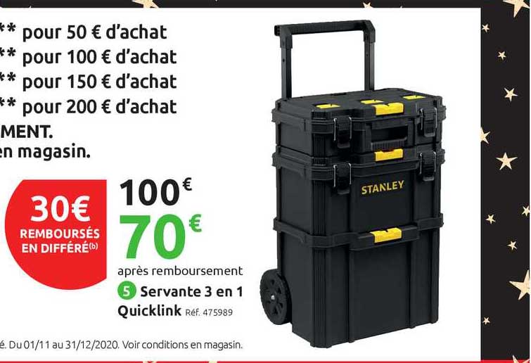 Servante 3 En 1 Quicklink Stanley