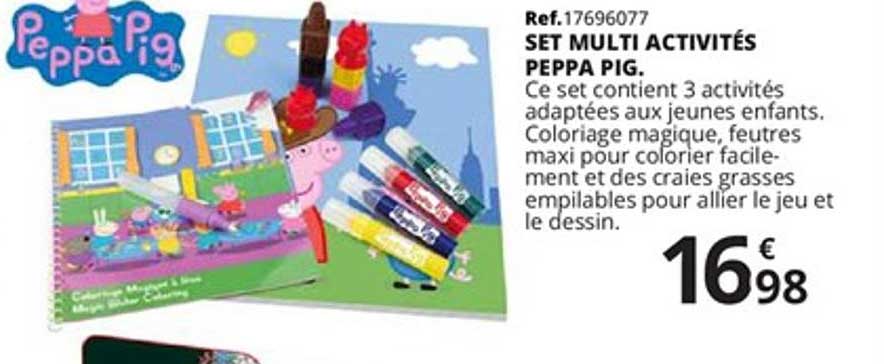set multi activités peppa pig
