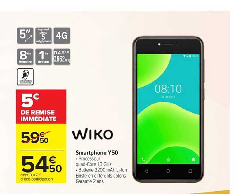 smartphone y50 wiko