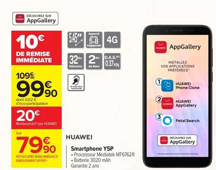 smartphone y5p huawei