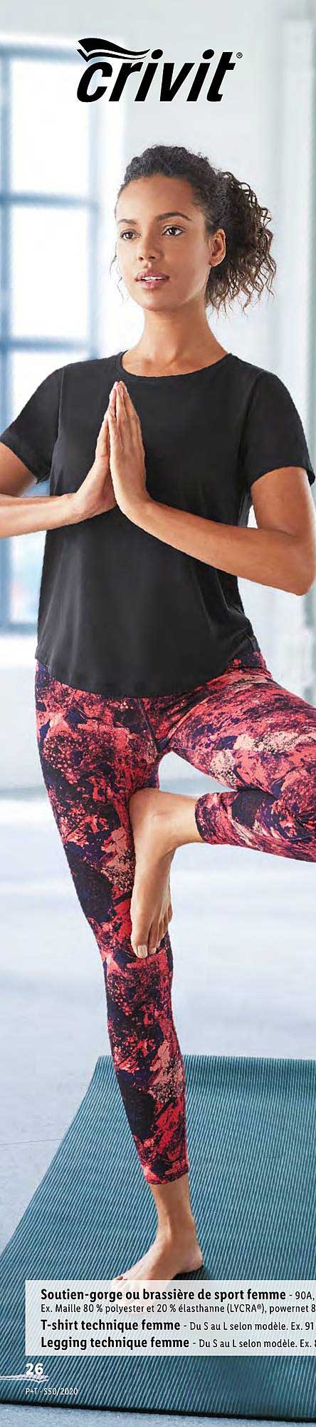 Soutien Gorge Ou Brassière De Sport Femme