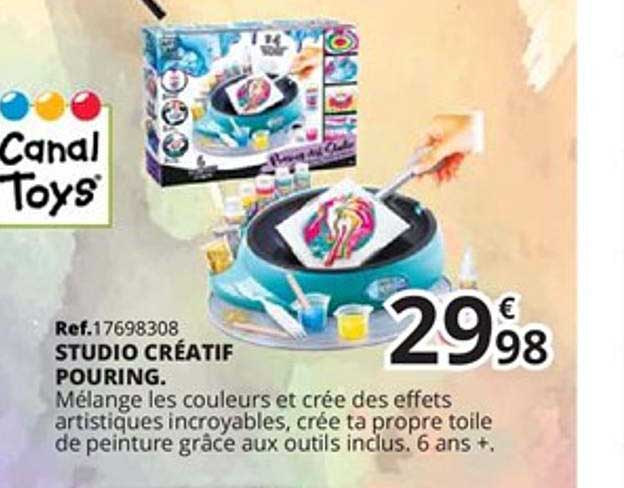 studio créatif pouring