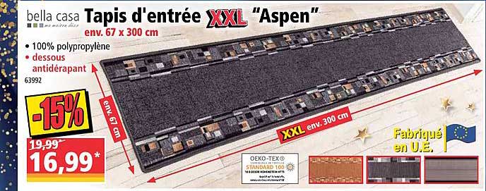 tapis d'entrée "aspen"