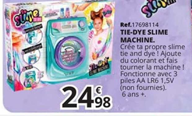 tie-dye slime machine