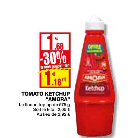 tomato ketchup "amora"