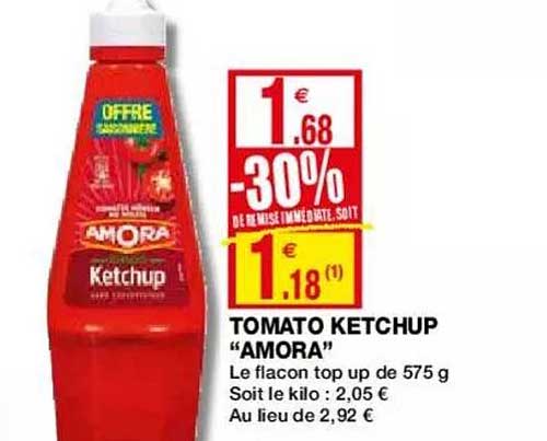 tomato ketchup "amora"