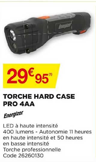 torche hard case pro 4aa energizer