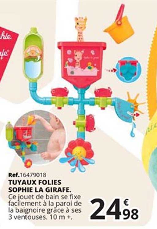 tuyaux folie sophie la girafe