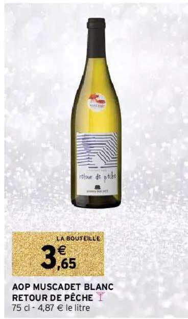aop muscadet blanc retour de pêche