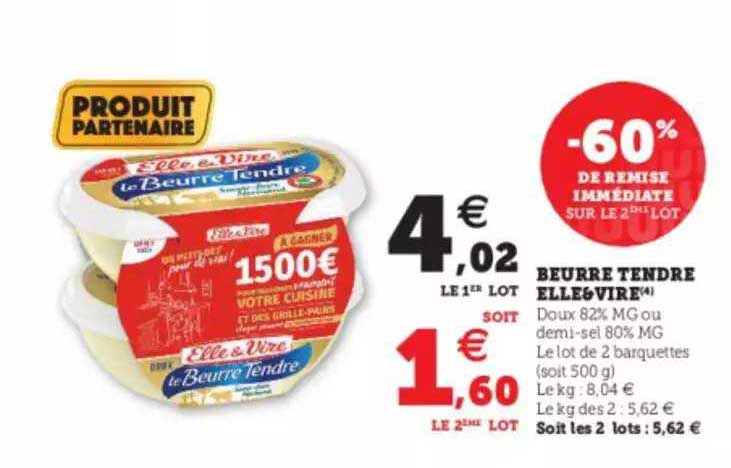 beurre tendre elle&vire