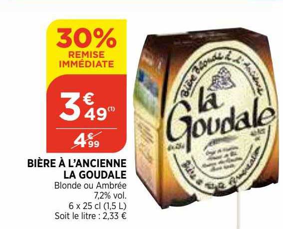 Bière à L'ancienne La Goudale