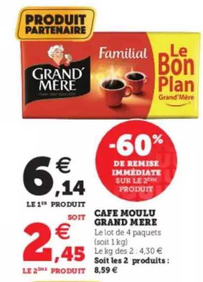 café moulu grand mère