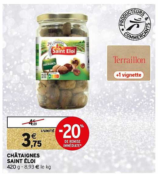 châtaignes saint éloi