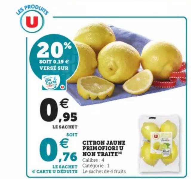 citron jeune primofiori u non traité