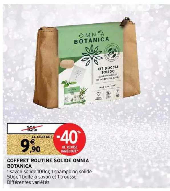 coffret routine solide omnia botanica