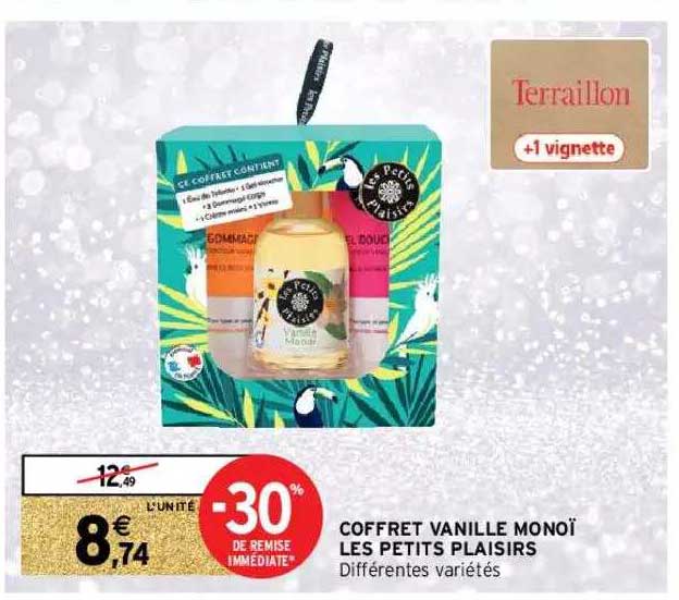 coffret vanille monoï les petits plaisirs