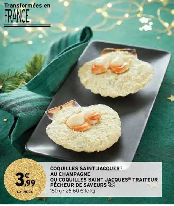 coquilles saint jacques au champagne ou coquilles saint jacques traiteur pêcheur de saveurs