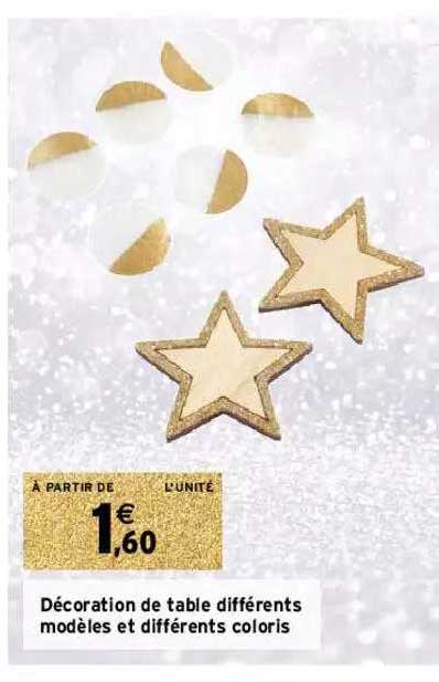 décoration de table différents