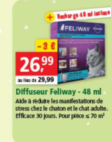 diffuseur feliway - 48 ml