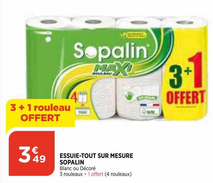 essuie-tout sur mesure sopalin