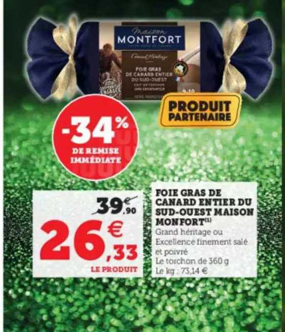 foie gras de canard entier du sud-ouest maison monfort