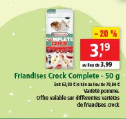 friandises crock complete - 50 g