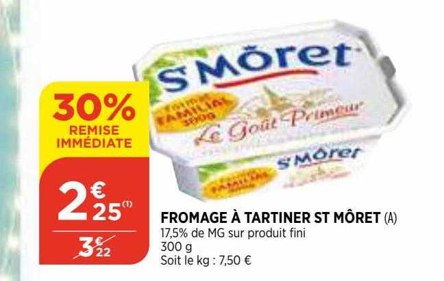 fromage à tartiner st môret