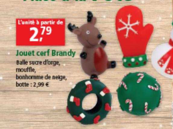 jouet cerf brandy