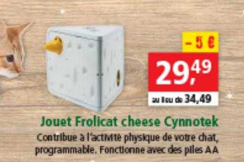 jouet frolicat cheese cynnotek