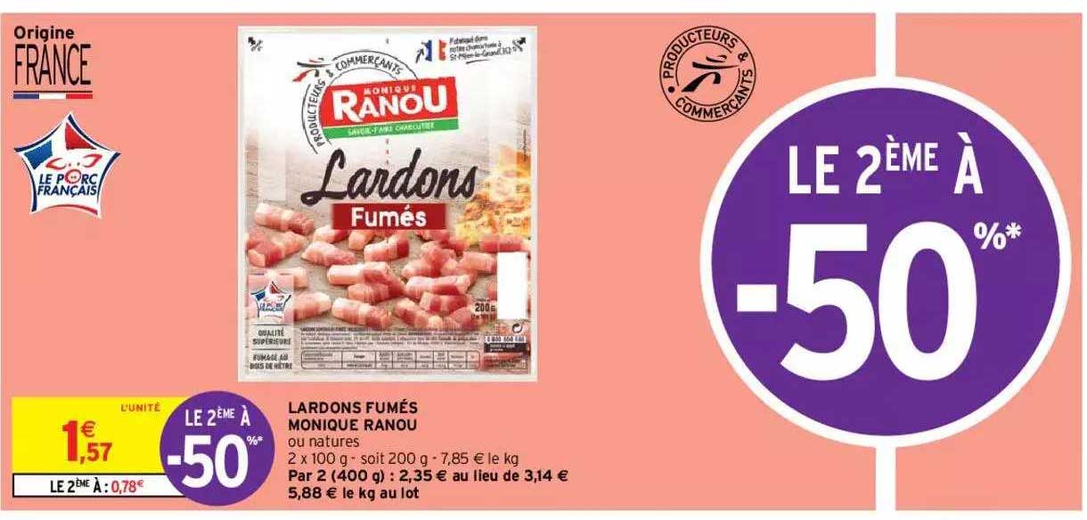 lardons fumés monique ranou