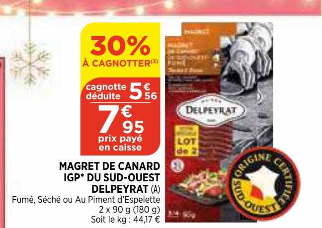 magret de canard igp du sud-ouest delpeyrat