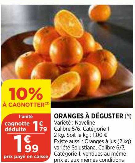 oranges à déguster