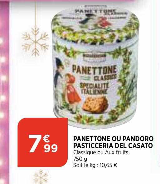 panettone ou pandoro pasticceria del casato