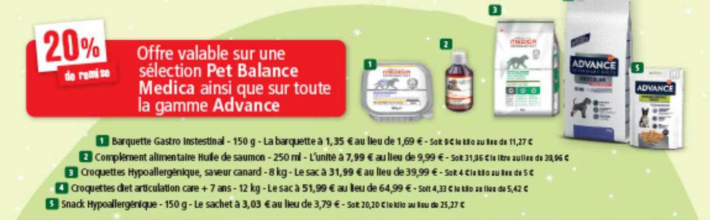 pet balance medica, gamme advance