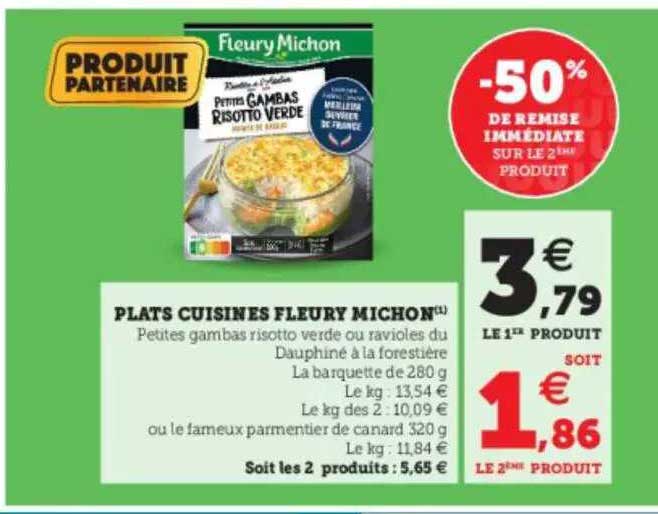 plats cuisinés fleury michon