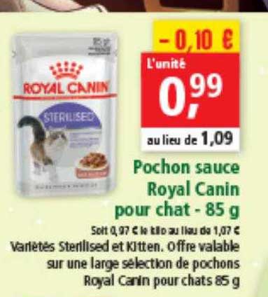pochon sauce royal canin pour chat - 85 g