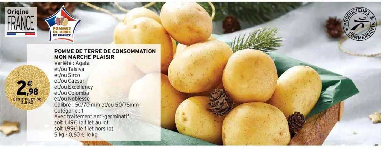 pomme de terre de consommation mon marche plaisir